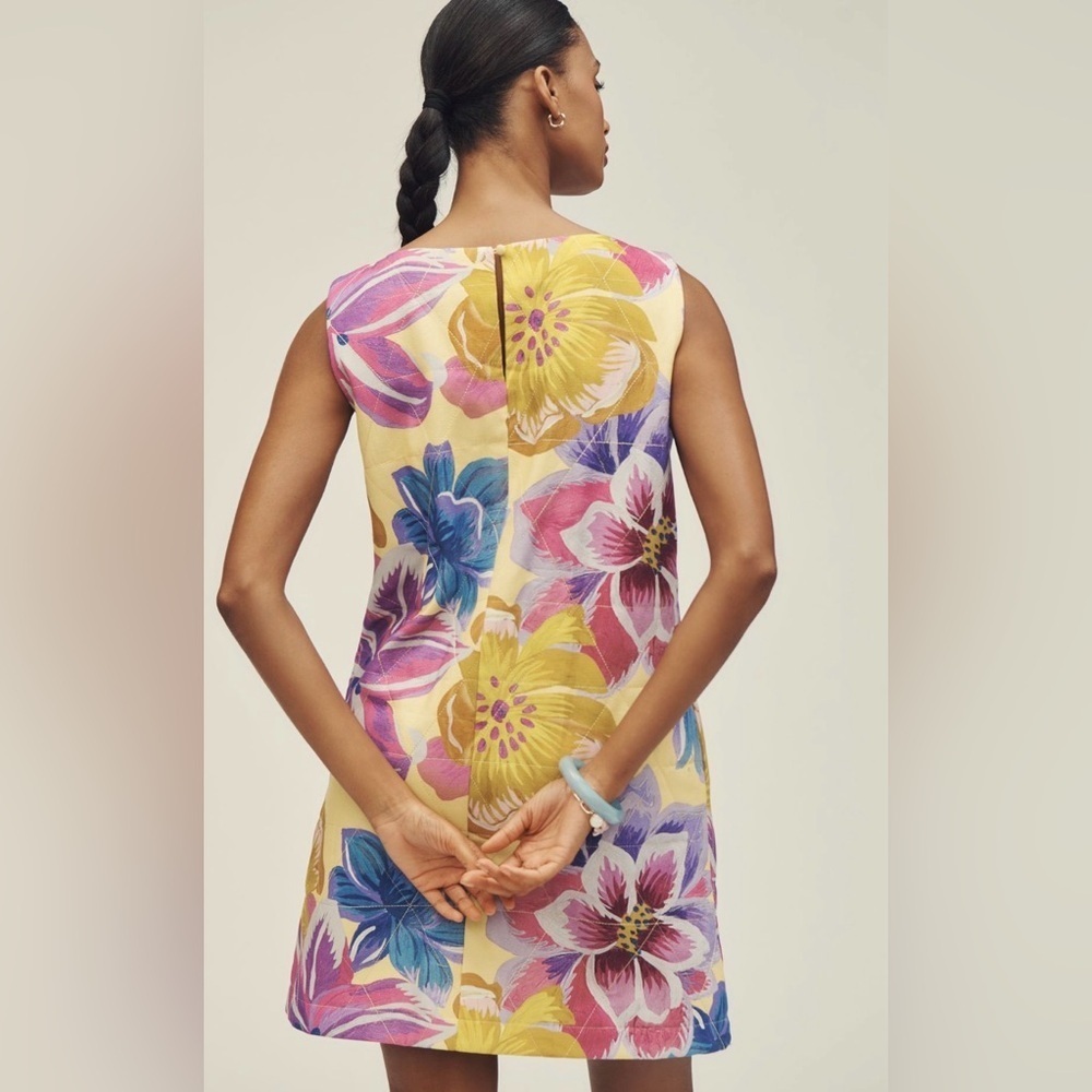 FARM RIO X
ANTHROPOLOGIE
SLEEVELESS MINI SHIFT
DRESS - Picture 2 of 4